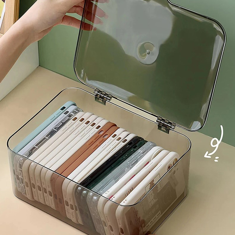 Acrylic Sundries Storage Baske - Face Mask Storage Box ulasan dan harga