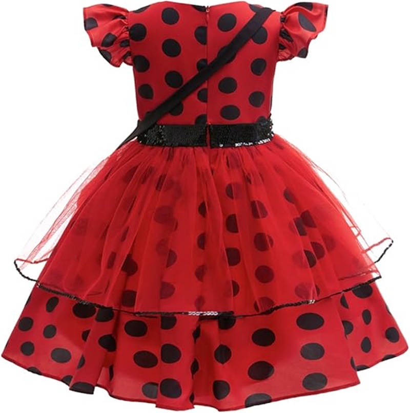 Girls Cosplay Costume Polka Do - Kids Face Mask ulasan dan harga