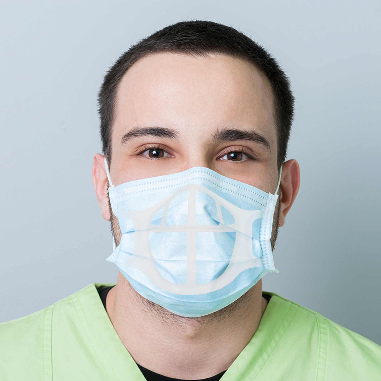 5Pcs Silicone Mask Bracket 3D  - Silicone Mask Bracket ulasan dan harga