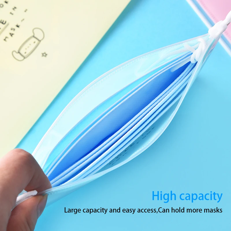 4pc Fashion Mask Cover Bag Por - Face Mask Storage Box ulasan dan harga